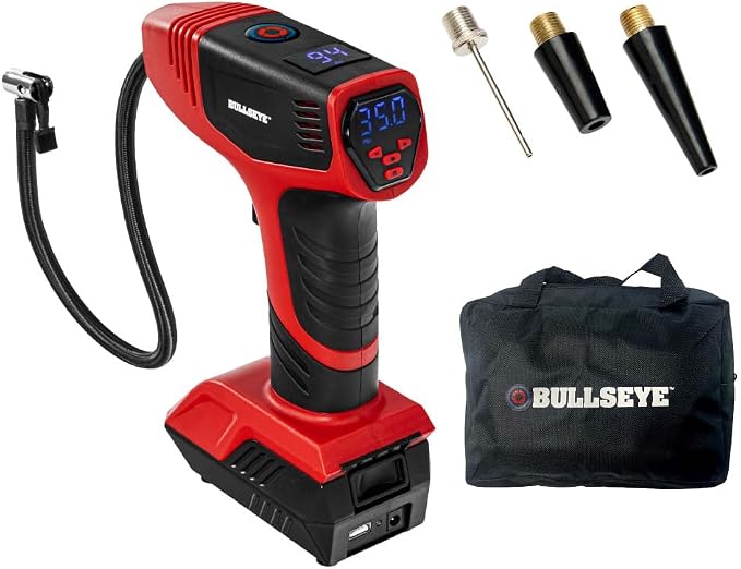 Bullseye Pro Automatic Digital Tire Inflator 150 PSI Max w/Gauge Display Screen - Image 4