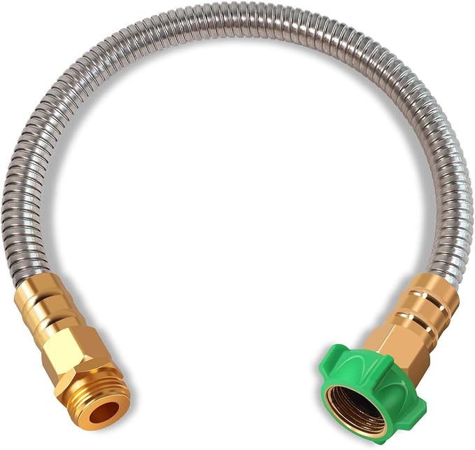 Metal Short Garden Hose 1 ft by Sunifier