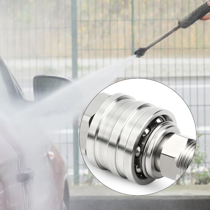TAISHER 12PCS 304 Stainless Steel Pressure Washer Adapter Kit, Quick Connect - Image 7