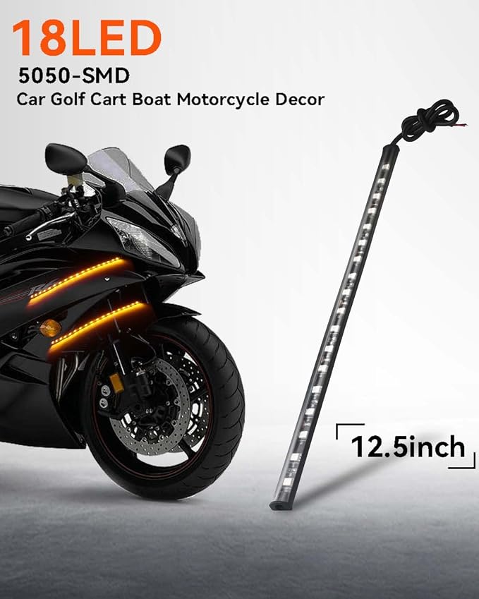 Keiurot 12V Led Light Strip 32CM Waterproof Led Light Strips - Image 7