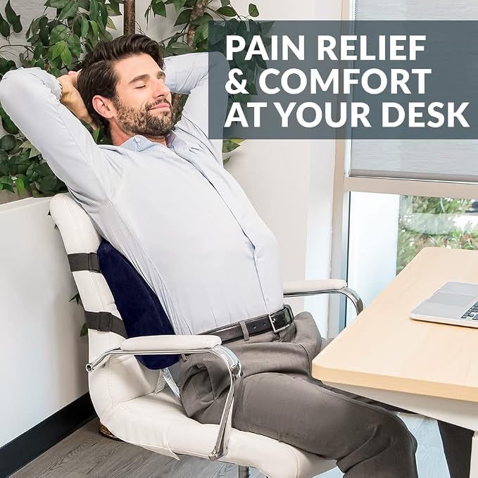 ComfiLife Lumbar Support Back Pillow Office Chair and Car Seat Cushion - Image 3