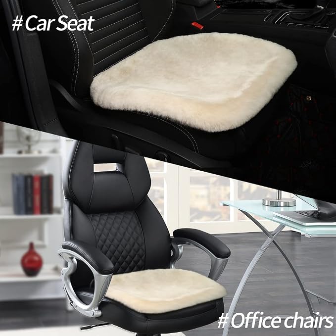 LLB Genuine Sheepskin Car Seat Cushion Seat Covers - Image 6