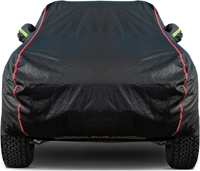 Breathable New Material, Waterproof Car Cover, Locks and Zipper Doors, by QUYDDC