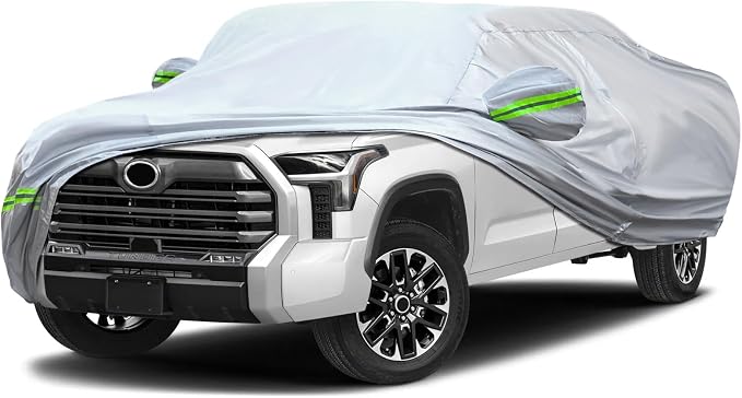 KEYOOG 6-Layer Full Car Cover Is All-Weather Waterproof, Heavy Outdoor Pickup by KEYOOG