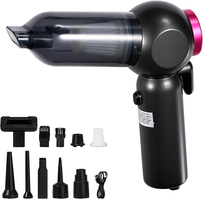 Car Vacuum Portable Handheld Cordless Vacuums, 20000PA Suction, 6000mAh Blower by MulcortTools