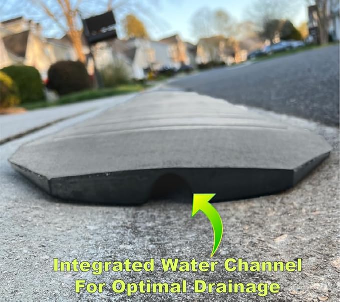 – Gray Color – Driveway Curb Ramps – Low Profile Car Ramps – 3 Piece Expandable - Image 3