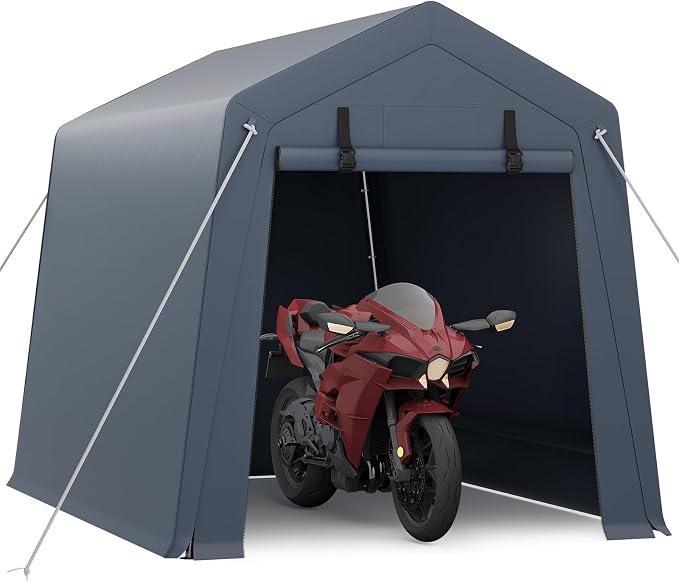 6x8 Ft Carport Heavy Duty Tent by HOME