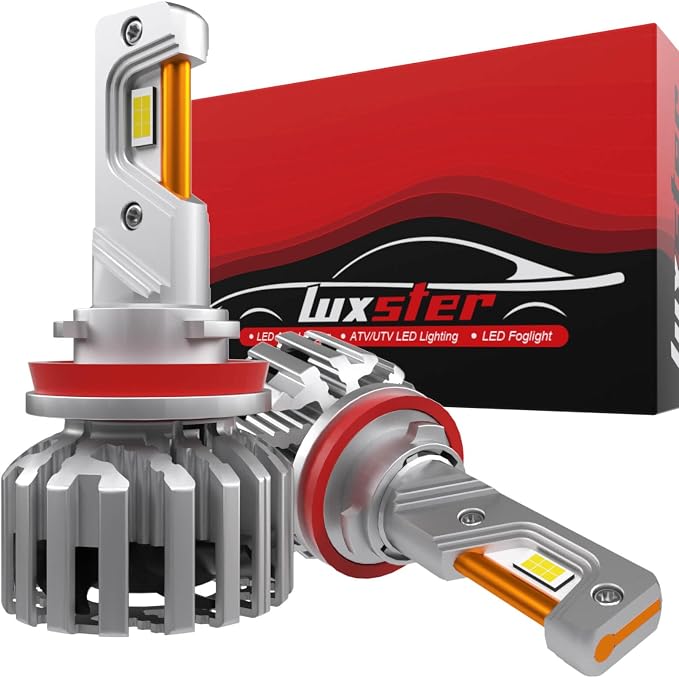 LUXSTER HolyKnight 30000lm H11 H9 55W LED Light Bulbs, H8 H16 Foglight Bulbs by Luxster