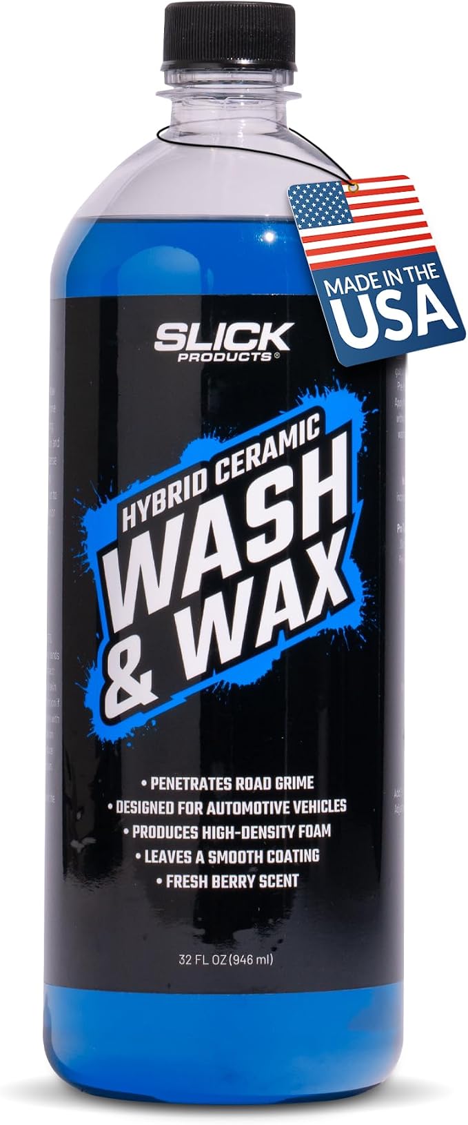 Slick Products Wash & Wax Extra Thick Foaming Cleaning Solution Motorcycle by SlickProducts