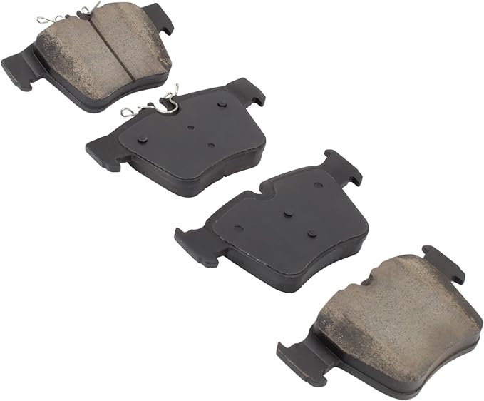 Premium Semi-Metallic Rear Brake Pads Compatible - Image 2