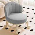 Low Rolling Stool with Backrest, Rolling Pedicure Seat, Low Stool with Wheels by Sejone