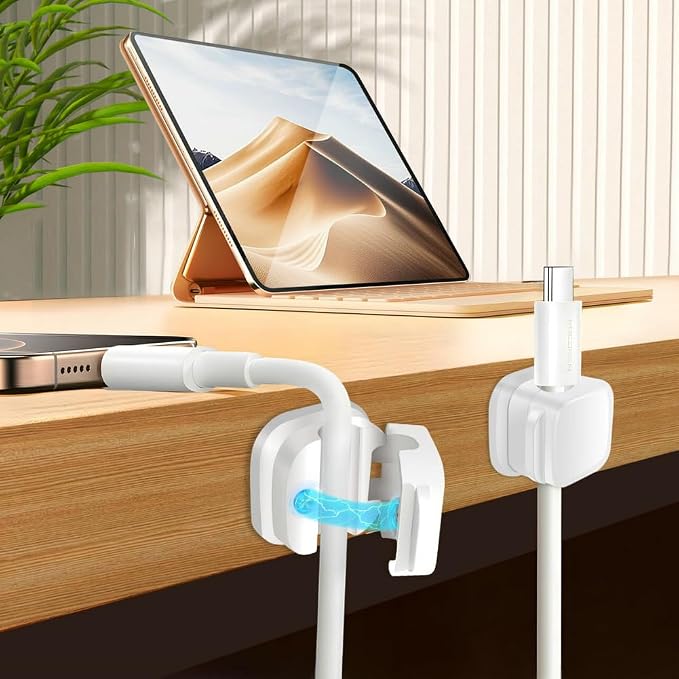 18 Pack Cord Organizer Holder, Magnetic Cable Clips Management, Easy Strong - Image 2
