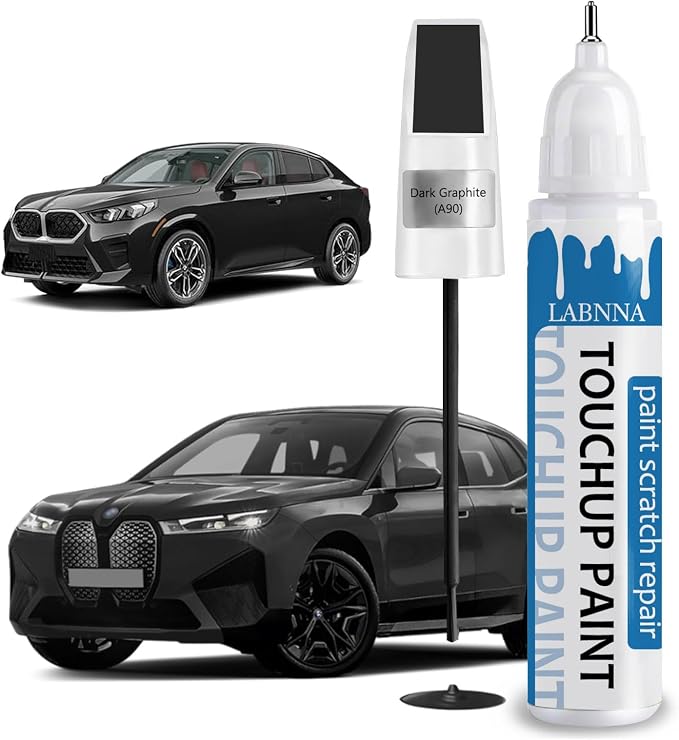 Dark Graphite Touch Up Paint for BMW-Exact Match 2 in 1 touchup Paint Pen for by LABNNA