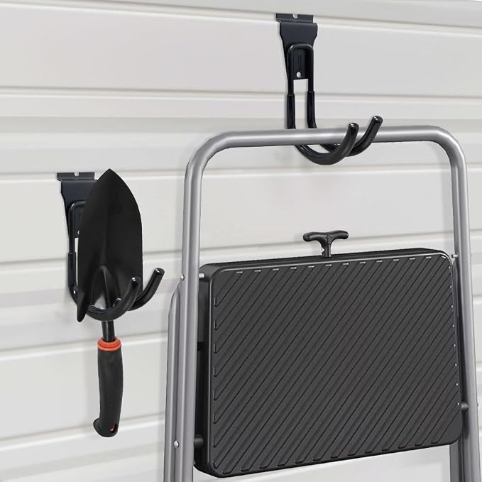 Slatwall Hooks Heavy Duty Slat Wall Accessories Garage Large J Slatwall Hooks - Image 2