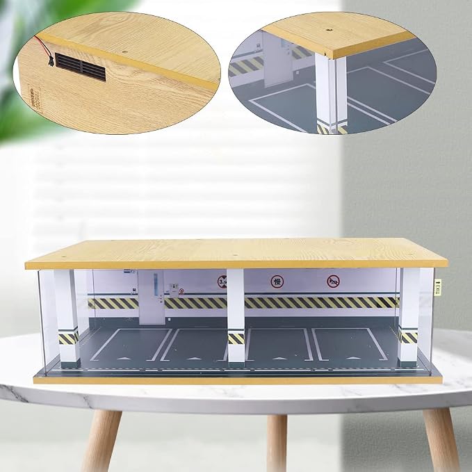 1/24 Parking Garage Model Car Garage Display Case - Image 7