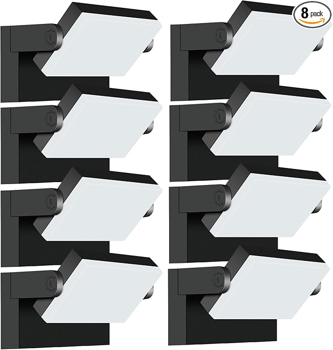 40W Outdoor Flood Light, 5000K 360° Rotating LED Wall Light, IP66 Waterproof by TOMOURD