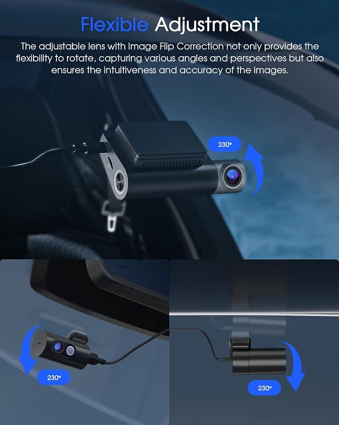 5K 3 Channel Dash Cam, Wi-Fi GPS - Image 9