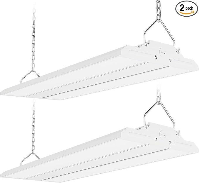 150W 2 Pack 2FT LED Linear High Bay Shop Light Fixture, Indoor Area Workshop by WelcometoSLAcliteBrand