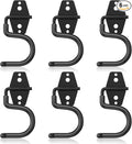 6 Pack Metal Garage Hooks, Heavy Duty S Hooks Tool Hangers by HUPBIPY