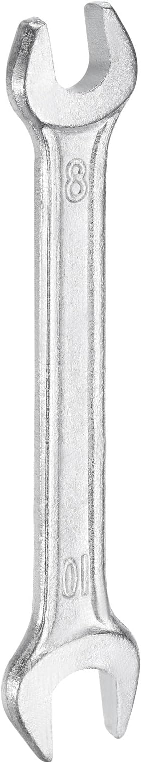 HARFINGTON Double Open End Wrench 8mm x 10mm Metric 15 Degree Offset Angle by HARFINGTON