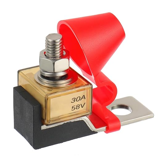 MRBF Terminal Fuse Block 30 AMP Marine Rated Battery Fuse 58V DC Max IP66 by SIGANDG