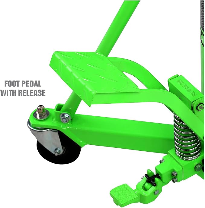 OEMTOOLS 26842 Transmission Jack, 1 Ton 2 Stage Telescoping High Lift, 37.5-76 - Image 4