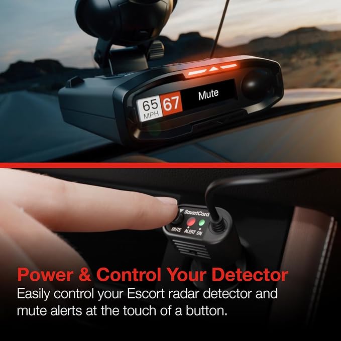 Escort Official Radar Detector SmartCord Straight Wire - Image 2