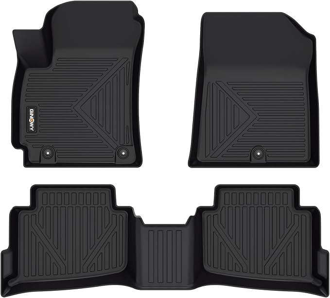 GINOWY- Floor Mats for Kia Seltos 2020-2024 2025, TPE All Weather Protection by GINOWY