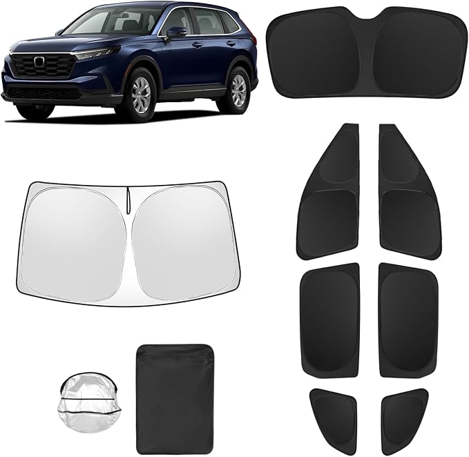 8pcs Car Window Shades for Honda CR-V 2023 2024 2025 Accessories, Windshield - Image 8