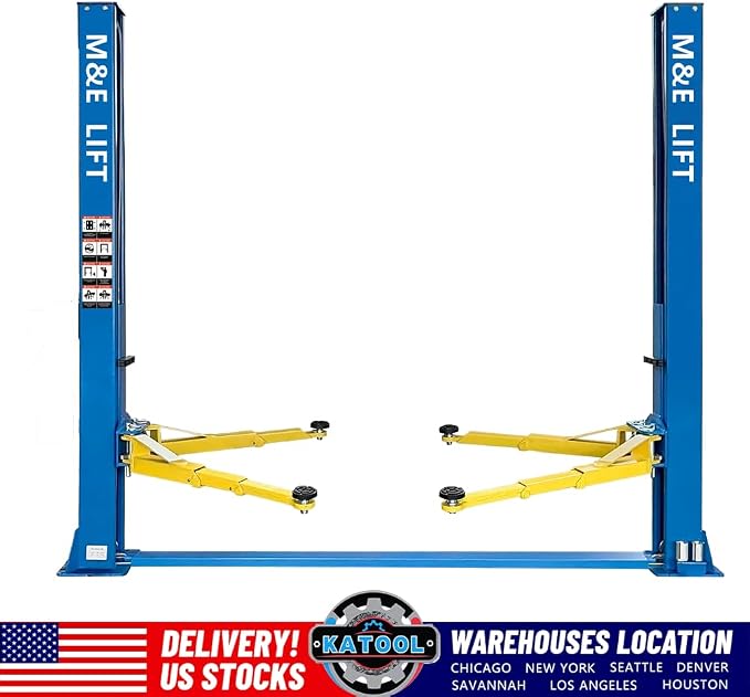 110v 9000lbs 2 Post Lift Car Lift Auto Hoist Full Rise Time 50SEC 2 Post Truck - Image 8