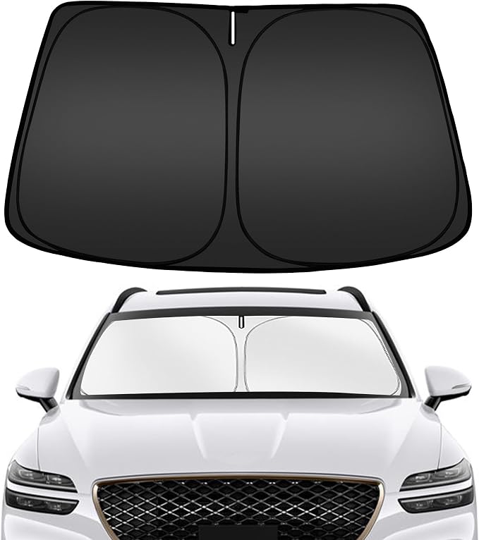 ARISMOTOR Windshield Sun Shade for Genesis GV70 2022-2025, Custom Fit Foldable by ARISMOTOR