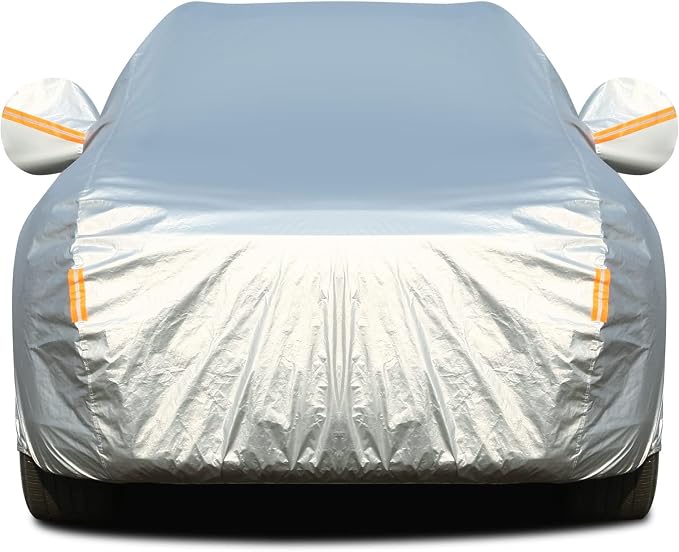 Tecoom Car Cover Waterproof All Weather, Fleece Lining by Tecoom