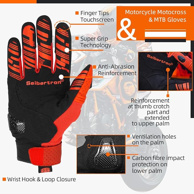 Seibertron SPS Series Touchscreen Motorcycle Motocross BMX ATV MTB Bicycle - Image 4