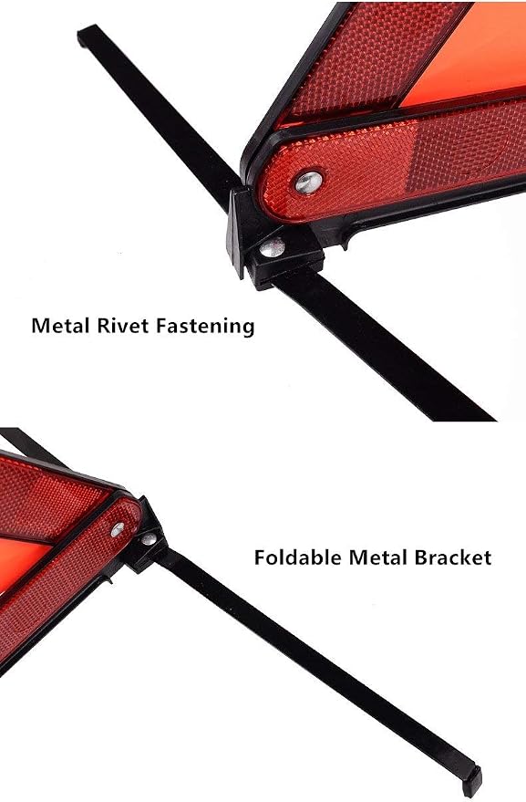 aikko Safety Triangle Kit Road Emergency Warning Reflector Roadside Reflective - Image 4