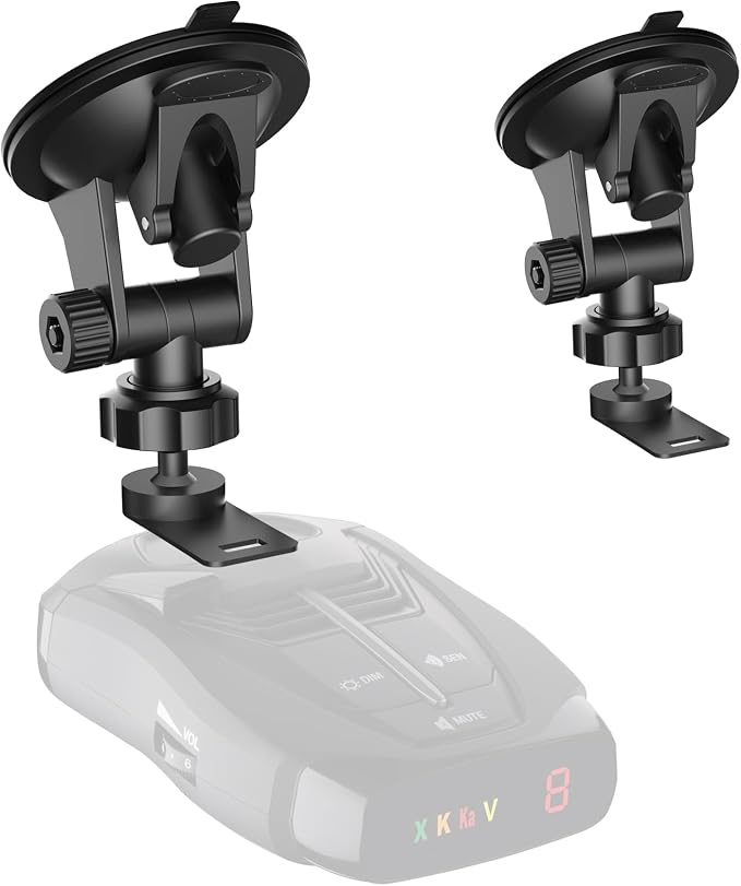 Super Radar Detector Mount, Super Car Windshield, Dashboard Suction Cup Bracket by xsaaczm