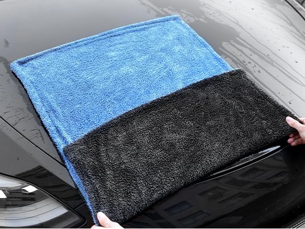 LIVOS Extra Large Car Drying Towel, Twisted Terry Microfiber Towels - Image 4