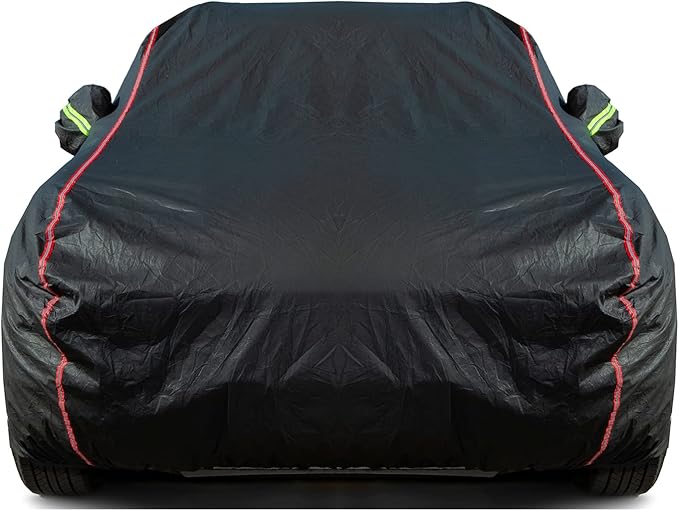 Breathable New Material, Waterproof Car Cover, Locks and Zipper Doors, by QUYDDC