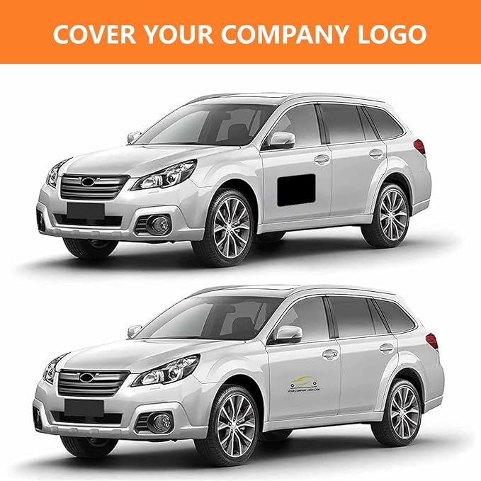 2 Pack Blank Car Door Magnet Sticker, Rounded Corners Magnetic Vehicle Sign - Image 3