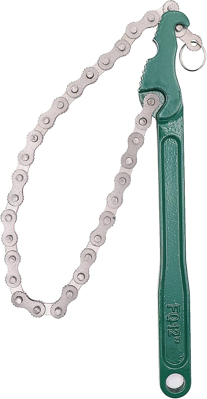 12 Inch Heavy Duty Reversible Chain Spanner Fits 1.5" to 6" Diameter Oil Filter - Image 5