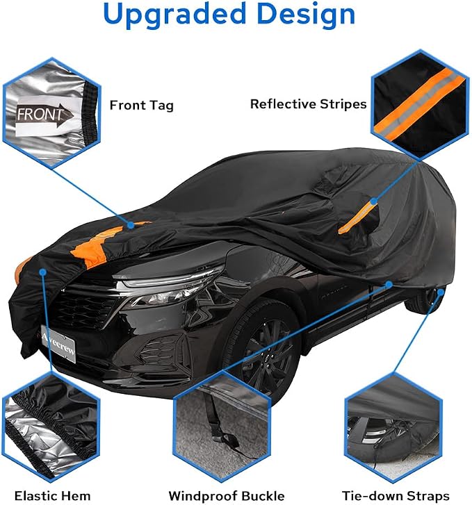 Avecrew SUV Car Cover Waterproof All Weather - Image 4