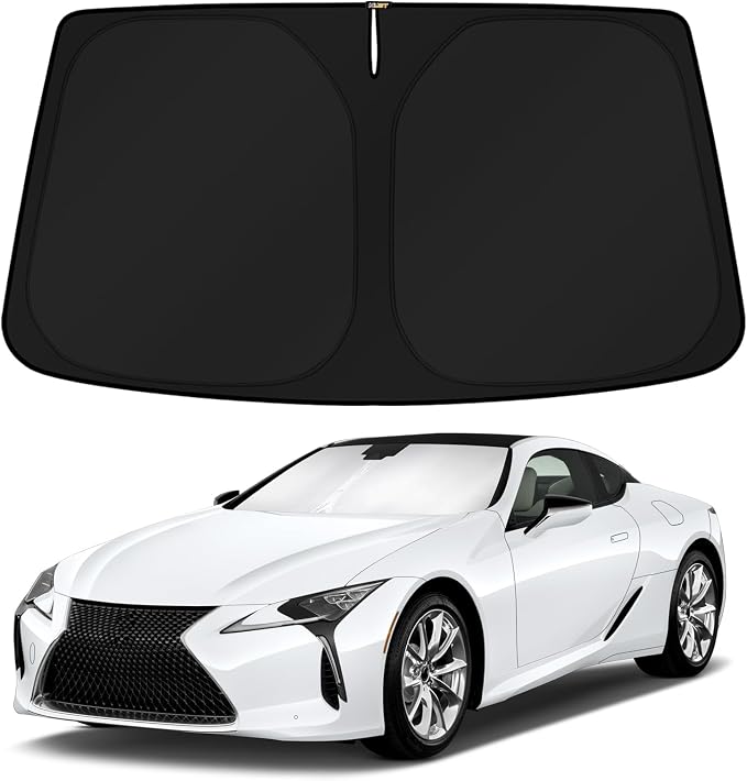 KUST Windshield Sun Shade for 2018-2024 Lexus LC Coupe Accessories Custom Fit by KUST