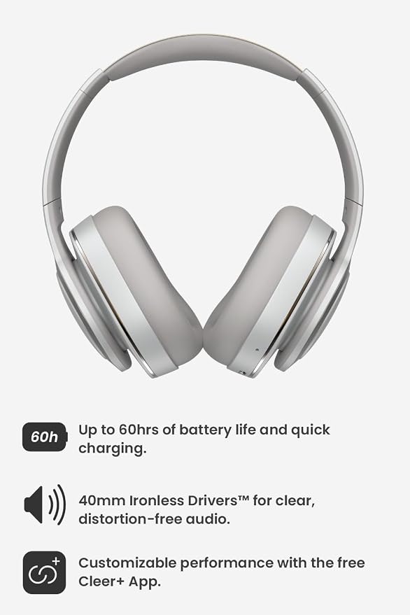 Cleer Audio Enduro ANC Noise Canceling Headphones, Over-The-Ear Design - Image 5