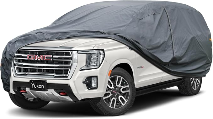 Premium Car Cover Custom Fit GMC Yukon, not fit Yukon XL, 16 Layers Heavy Duty by GUNHYI
