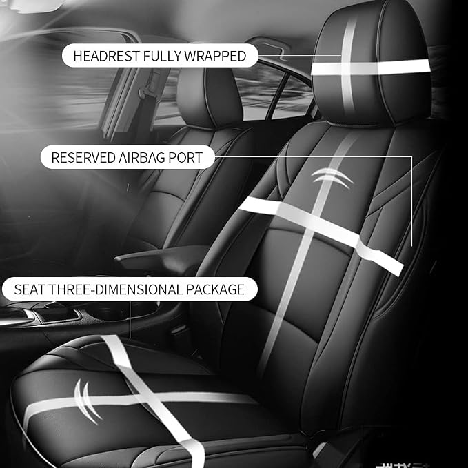 Car Seat Covers Fit for Mazda 3 2014 2015 2016 2017 2018 - Image 5