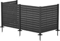 Kozyard 50" W x 48" H Outdoor Privacy Screens Aluminum Post, Air Conditioner by Kozyard