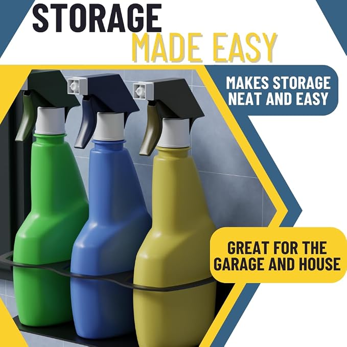 Koova Spray Bottle Holder Heavy Duty- Wall Mount Storage Rack - Image 5
