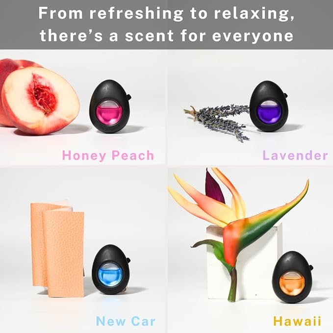 Air Jungles Car Air Freshener Vent Clip 4 Count, 4 ml Each, Long-Lasting Car - Image 2