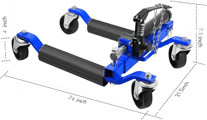 4 Pcs Car Wheel Dolly, 1500LBS Capacity Trailer Dolly - Image 2