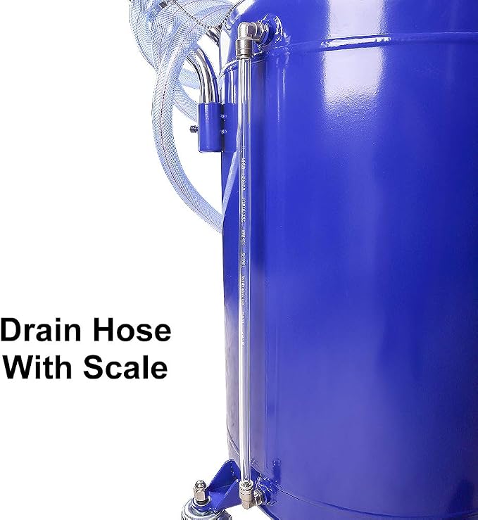 redsun 30 Gallon Waste Oil Drain Tank, Air Operated Oil Drain Container - Image 6