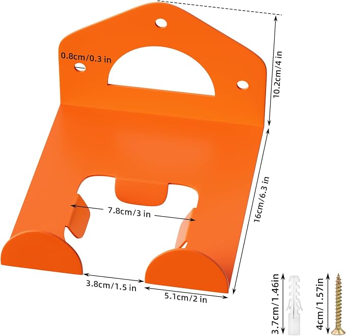 Weed Eater Hanger, Garage Organization Wall Hanger, Weed Eater Holder - Image 3